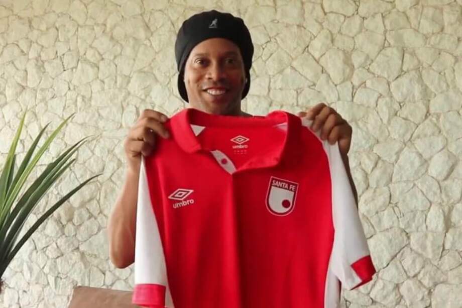 Ronaldinho jugará un partido con Independiente Santa Fe. / Archivo particular