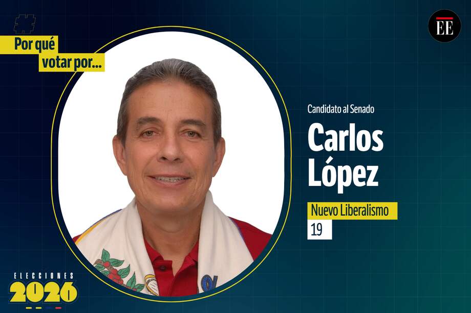 Candidato Carlos López.