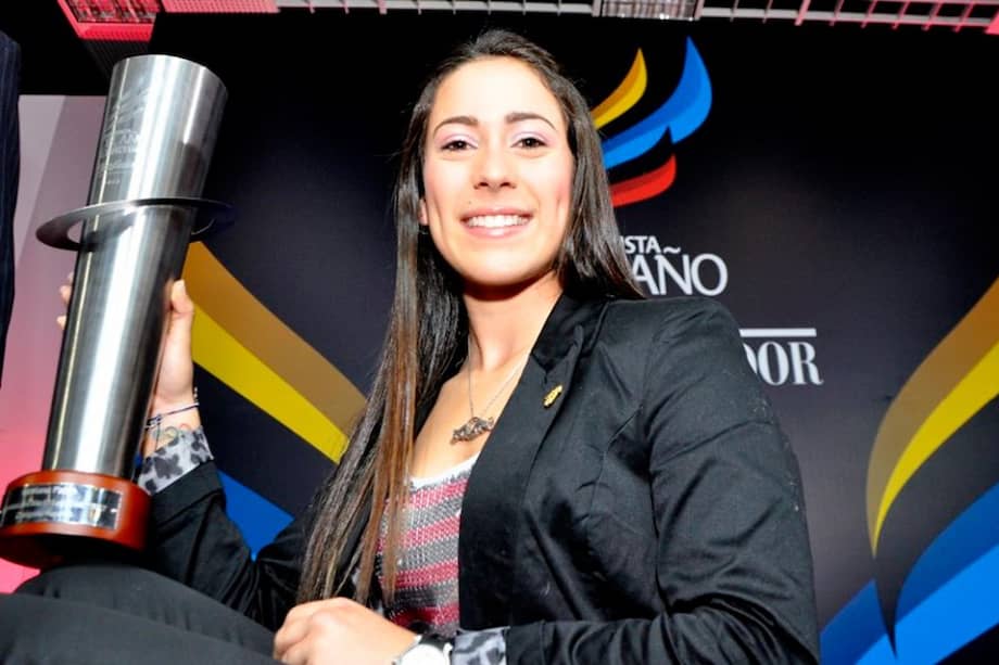 Mariana Pajón ganó el premio al Deportista del Año El Espectador 2012. Foto: Daniel Iannini