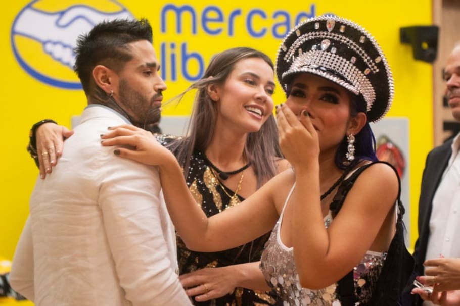 Tebi Bernal, Manuela Gómez y Alexa Torrex en 'La casa de los famosos Colombia 3'.