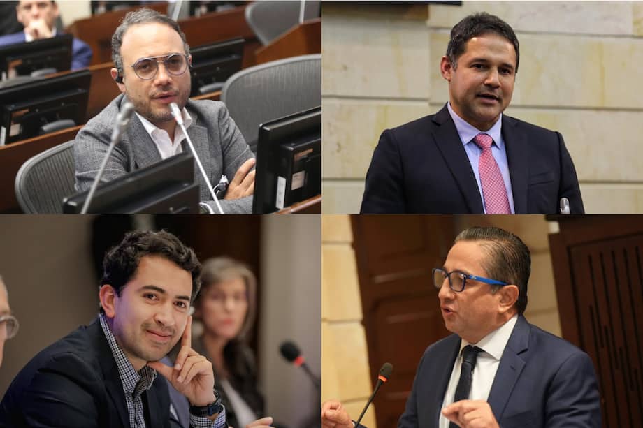 Los legisladores Alfredo Deluque (La U) y Honorio Henríquez (Centro Democrático) se disputan la jefatura del Senado. Y los representantes Daniel Briceño (Centro Democrático) y Julio César Triana (Cambio Radical) hacen lo propio por la Cámara.