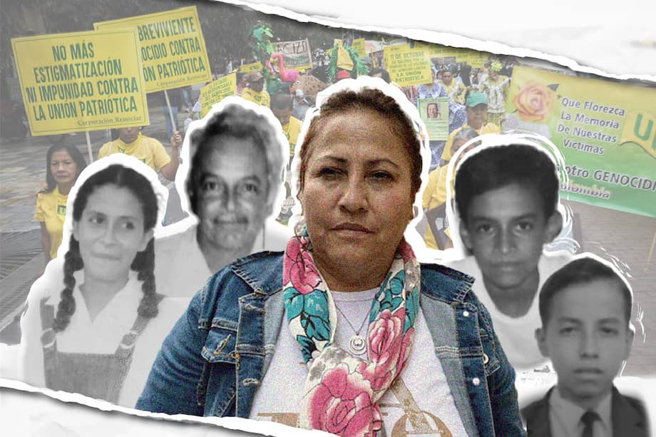 Tania Arroyave perdió a su papá y a tres de sus hermanos por la persecución que sufrió su familia.