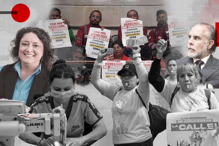 La reforma laboral fue aprobada en su tercer debate.