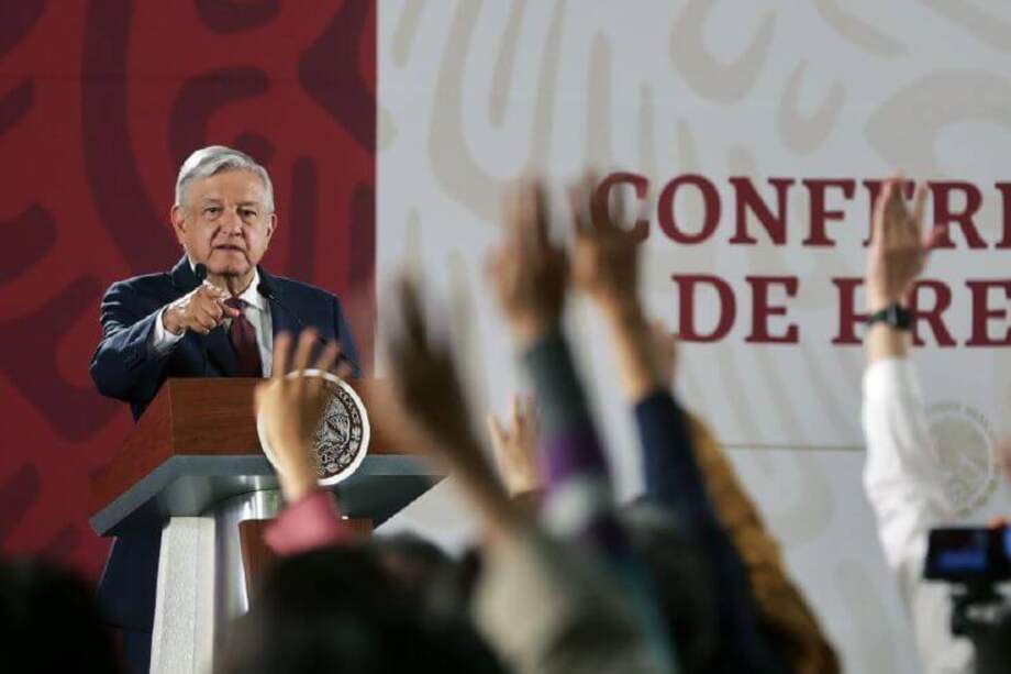 El presidente de México, Andrés Manuel López Obrador, no quiere confrontaciones con EE. UU. / AFP