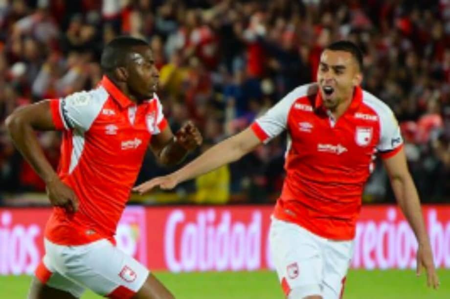 Maicol Balanta anotó el único gol del partido. / Santa Fe