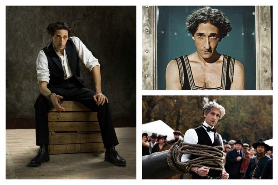 Adrien Brody como Houdini.
