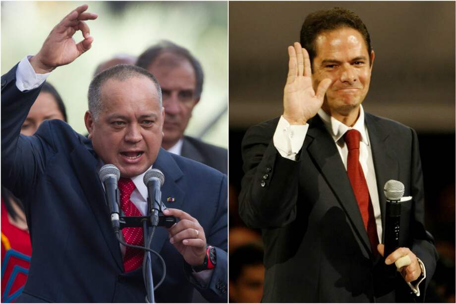 Diosdado Cabello, exvicepresidente y diputado oficialista de Venezuela - Germán Vargas Lleras, vicepresidente de Colombia. / EFE.