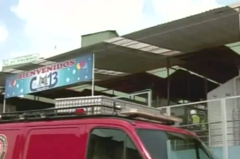 Local donde se presentó la explosión.