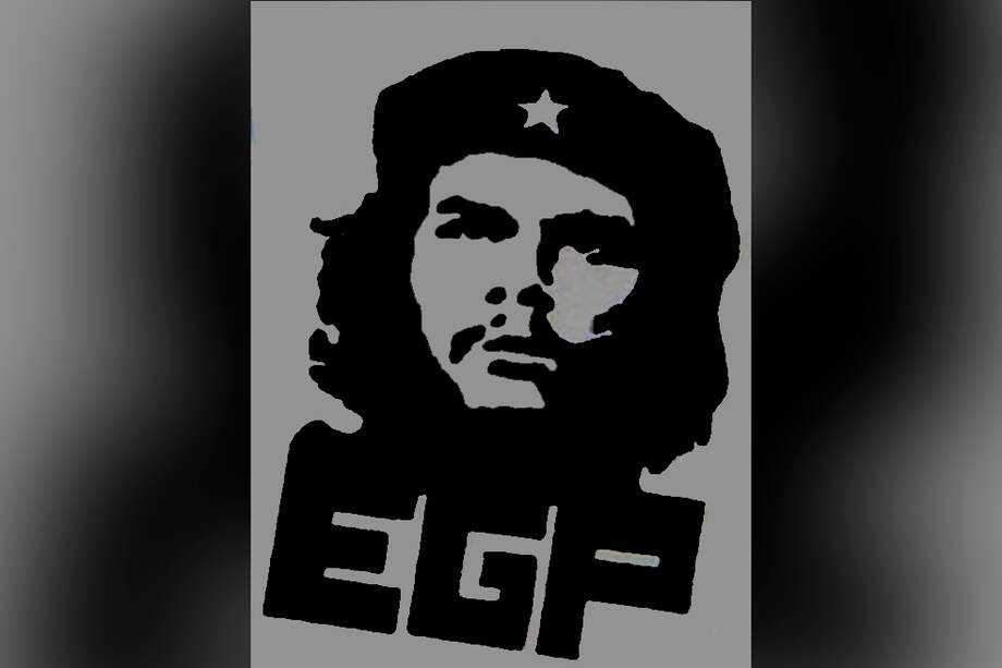 Logo del Ejército Guerrillero de los Pobres (EGP) de Guatemala, organización a la que perteneció Yolanda Colom.