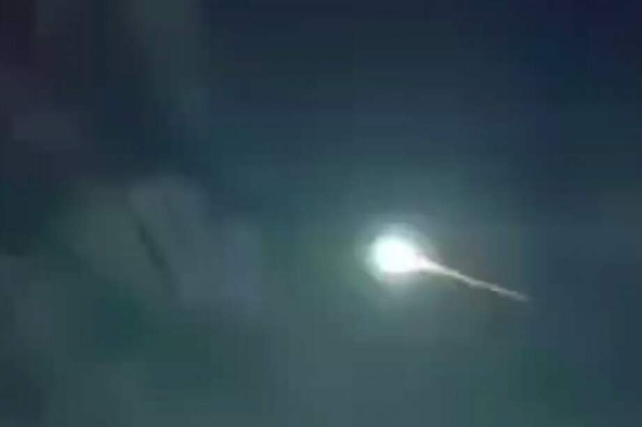 Desconcierto y asombro por avistamiento de supuesto meteorito en Valle