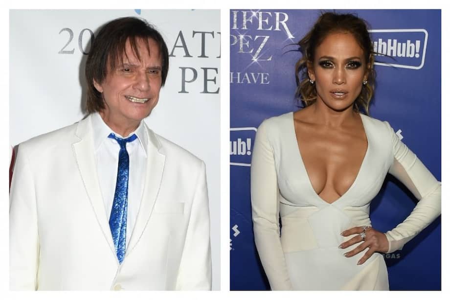 Roberto Carlos y Jennifer Lopez.
