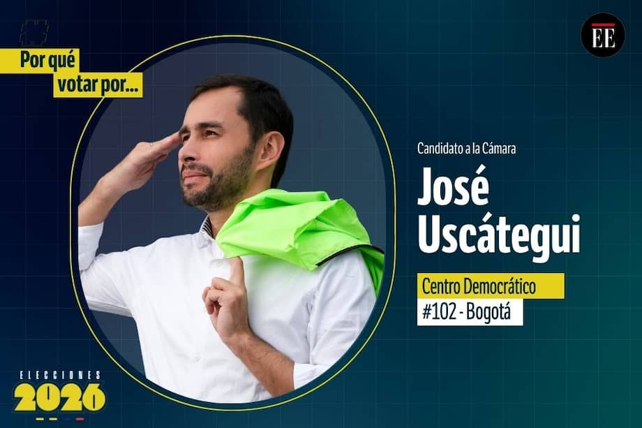 José Uscátegui, candidato a la Cámara.