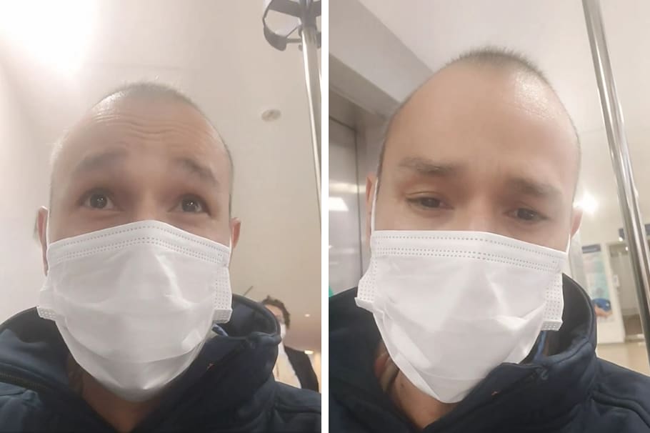 Tras superar su lucha contra el cáncer, el periodista les mostró a sus seguidores que vuelve a casa recuperado.