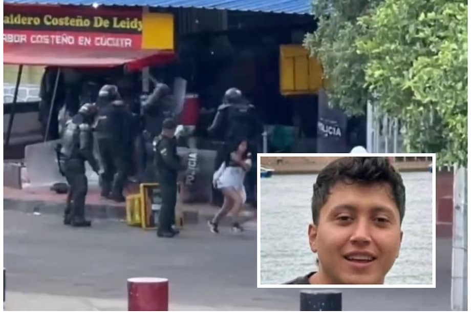 Andrés Camilo Rojas fue herido en el pecho al finalizar el partido.