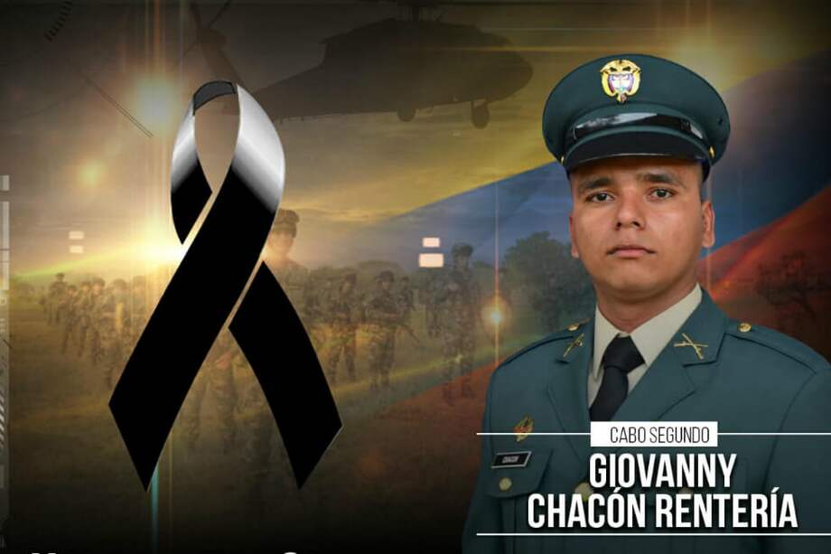 Cabo segundo Giovanny Chacón Rentería. / Cortesía Ejército Nacional de Colombia