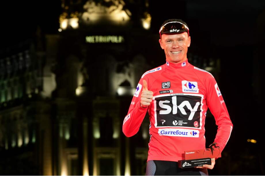 Froome logró el doblete este año al conseguir Tour y Vuelta. / AFP