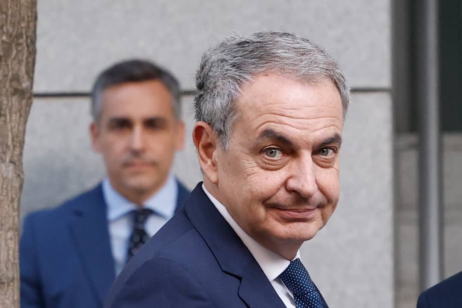 El expresidente del Gobierno, José Luis Rodríguez Zapatero, llega a la Audiencia Nacional.