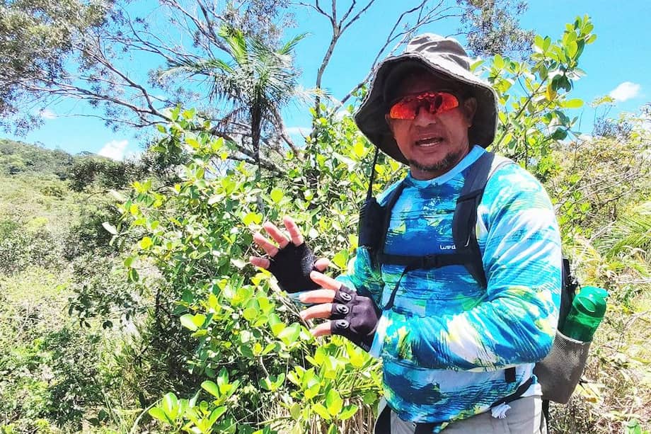 A sus 42 años es uno de los nativos de este municipio que acompaña los tours por Caño Cristales y demás sitios turísticos de esta región.