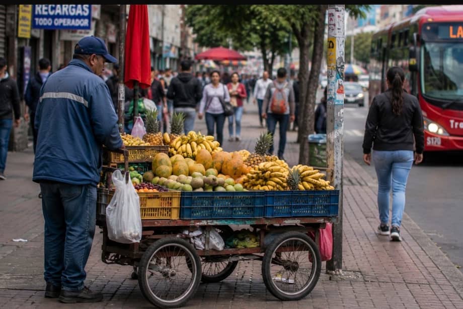 Aunque la informalidad cayó al 34 %, cerca de 1,45 millones de bogotanos siguen dependiendo de actividades informales para trabajar.