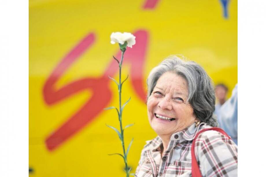 Los del Sí han insistido en que será más fácil afrontar los otros problemas del país sin tener conflicto armado. / Cristian Garavito