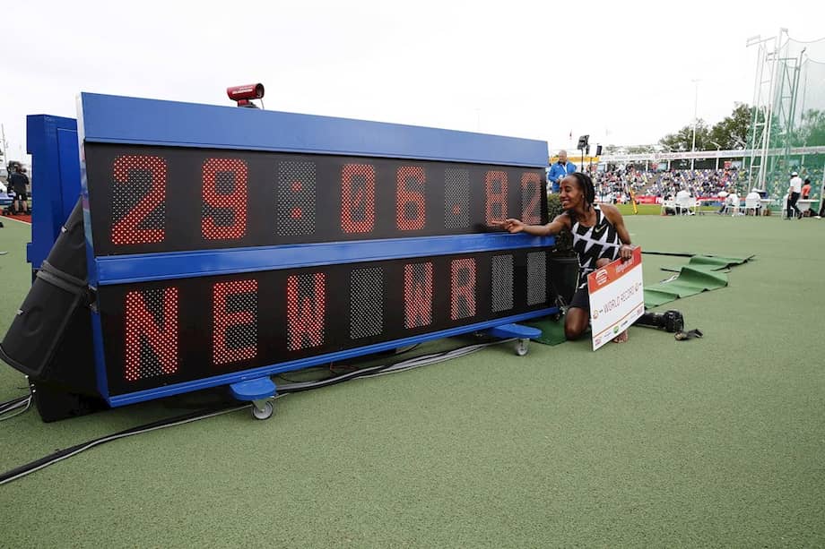 La atleta de 28 años ratifica su favoritismo para las próximas justas olímpicas.