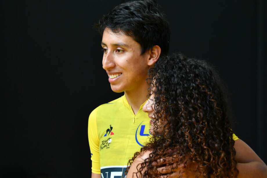 Egan, con su novia Xiomara, en Saitama, Japón. / AFP