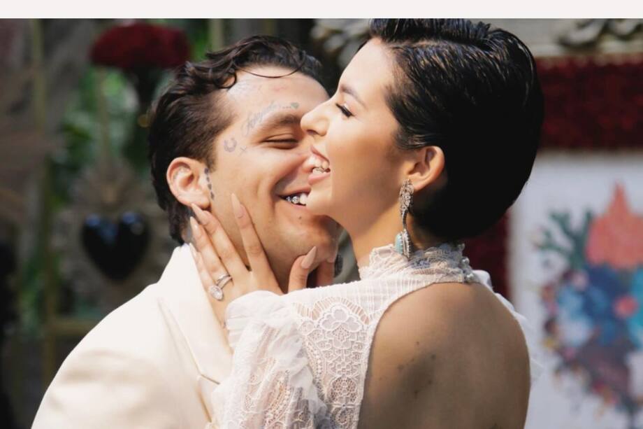 Christian Nodal y Ángela Aguilar