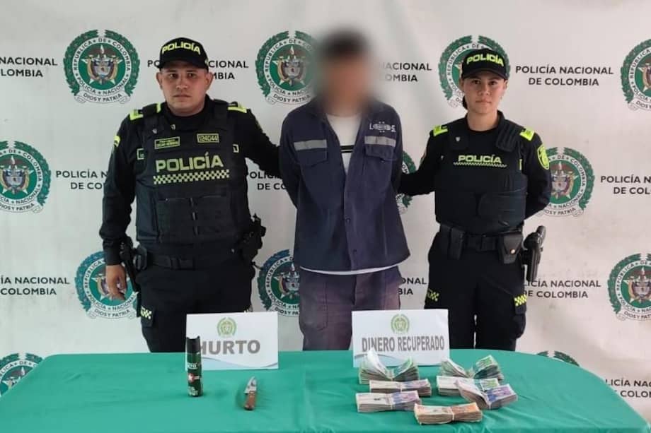 El hombre fue capturado.