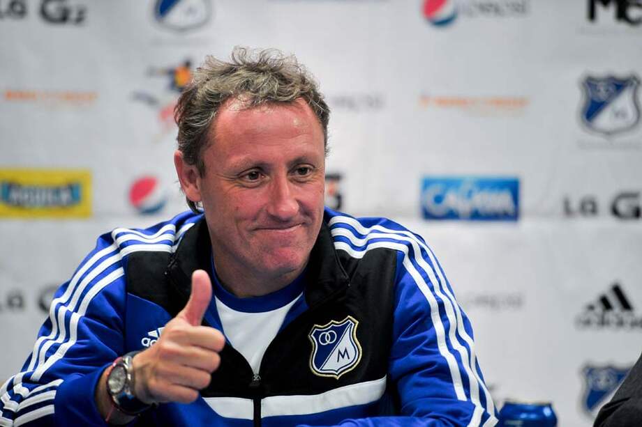 El argentino Ricardo Lunari firmó un contrato de nueve meses como nuevo técnico de Millonarios. / Andrés Torres