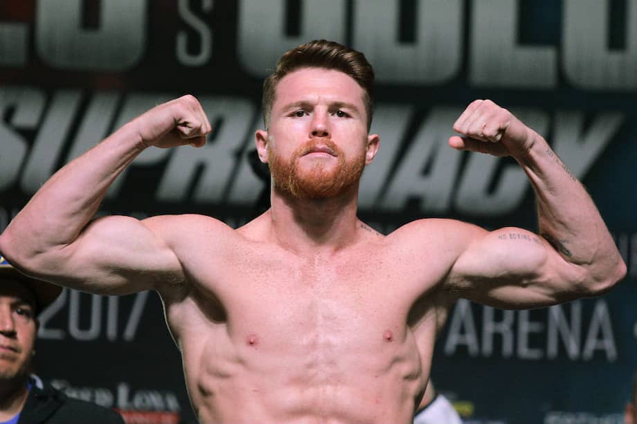 Canelo Álvarez, boxeador mexicano. / AFP