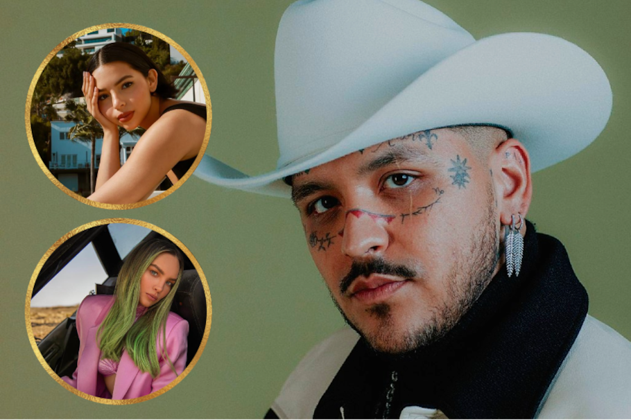 Christian Nodal, Belinda y Ángela Aguilar