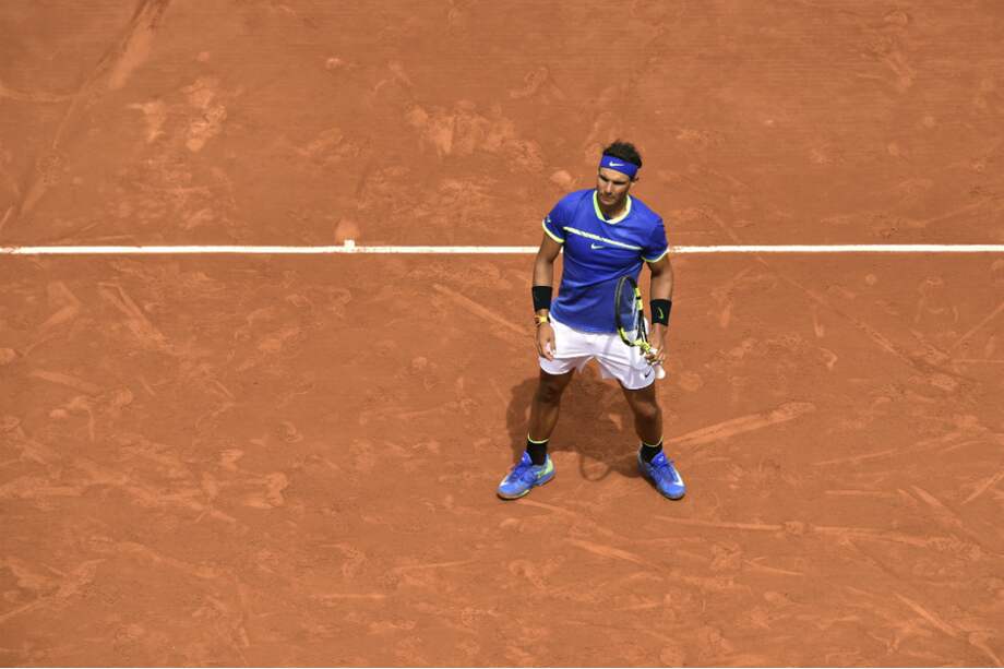 El tenista español Rafael Nadal, durante el Roland Garros. / AFP