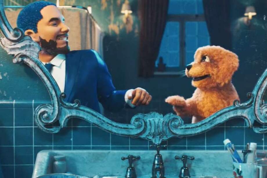 Una imagen del video del sencillo "Azul", el más reciente lanzamiento de J Balvin.