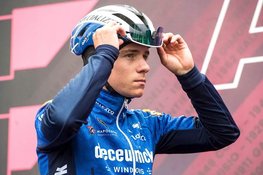 Remco Evenepoel, ciclista belga.