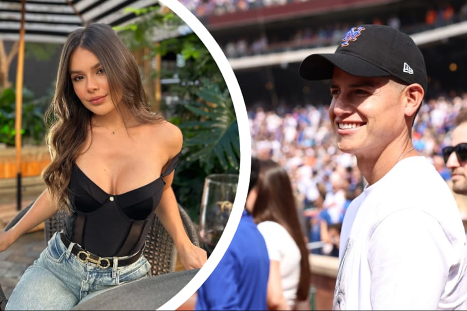 Luisa Duque y James Rodríguez