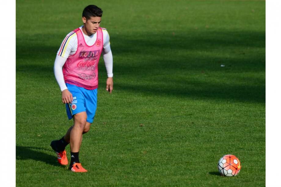 James Rodríguez, mediocampista de la Selección de Colombia. Foto: AFP