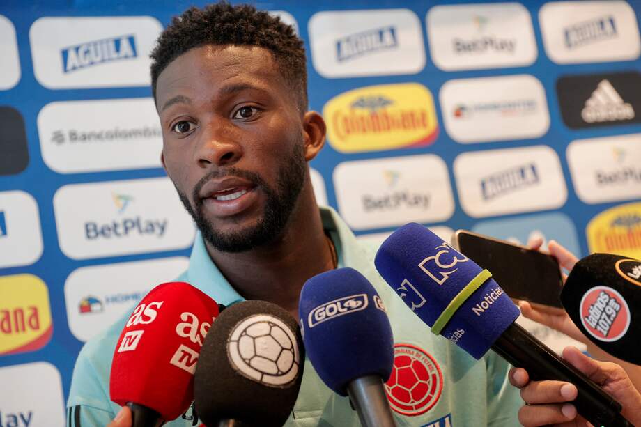 El centrocampista del Cristal Palace de la Premier League de Inglaterra y jugador de la selección colombiana de fútbol, Jefferson Lerma.