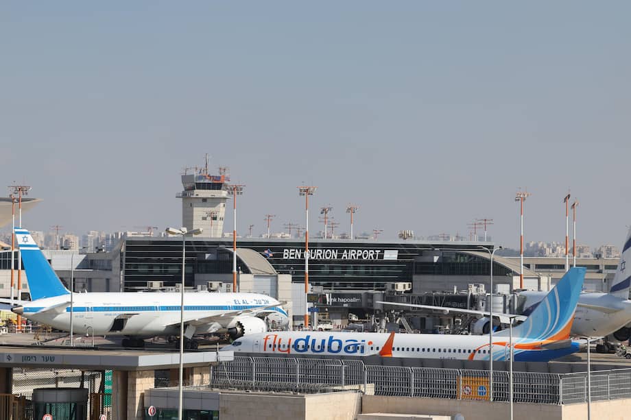 Aviones en el Aeropuerto Internacional Ben Gurion