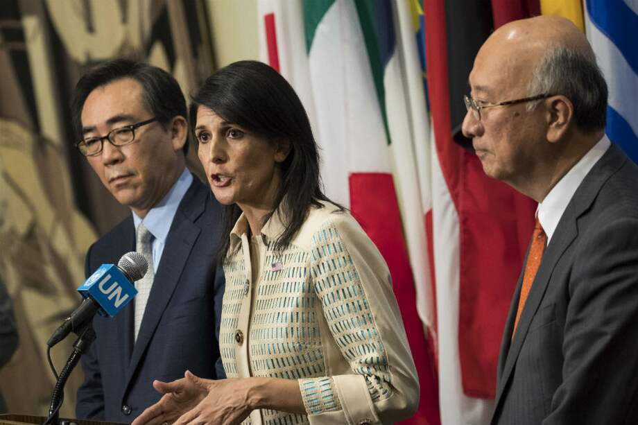 La embajadora estadounidense ante la ONU, Nikki Haley. /AFP