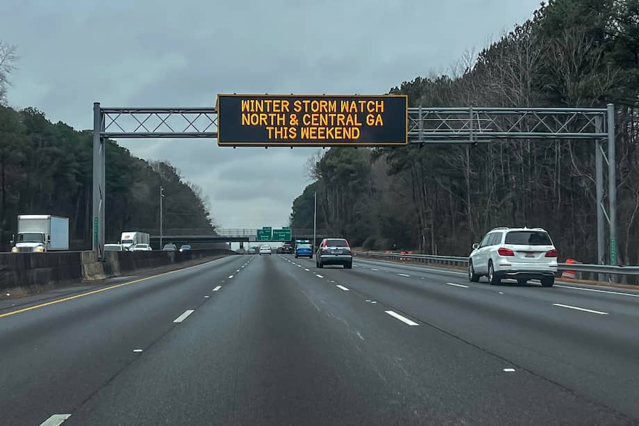 Este fin de semana se presentarán fuertes nevadas generalizadas, aguanieve y lluvia helada en gran parte de Estados Unidos.