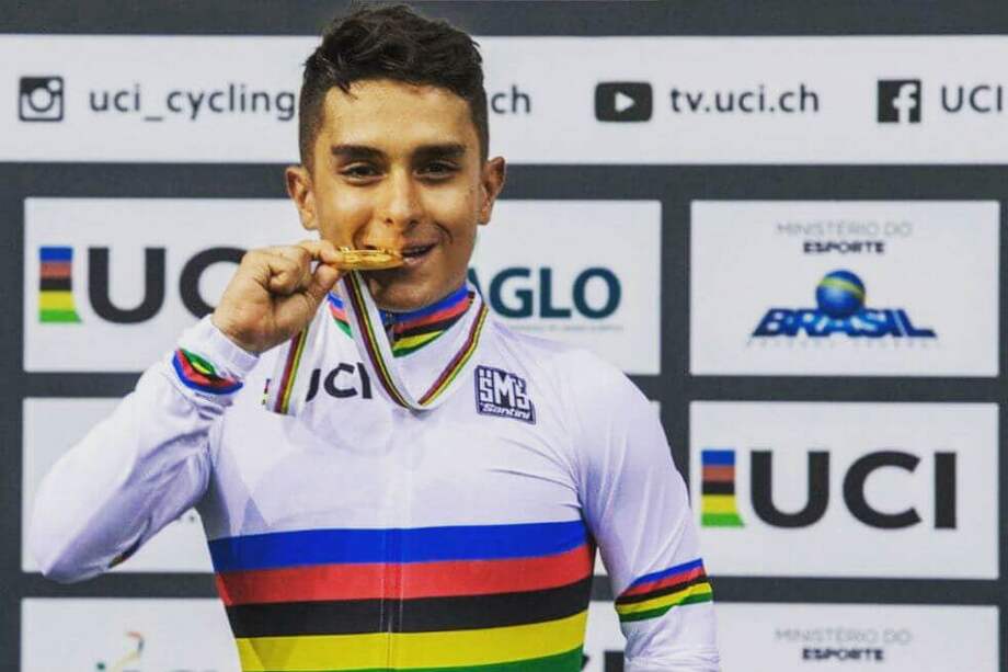 Perea está cumpliendo 22 años. / Fedeciclismo