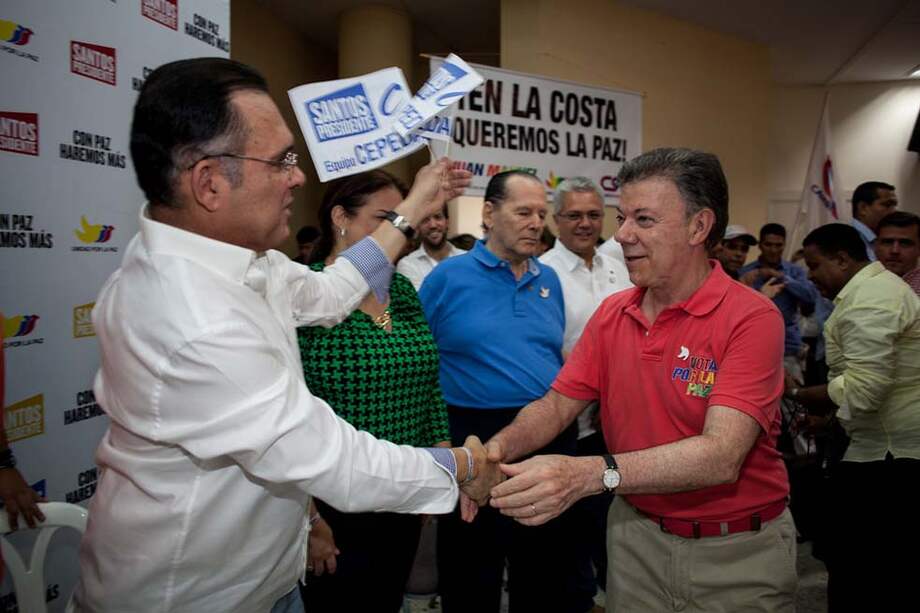El presidente Juan Manuel Santos consiguió que 40 parlamentarios conservadores lo apoyaran en su campaña reeleccionista. / Archivo - El Espectador