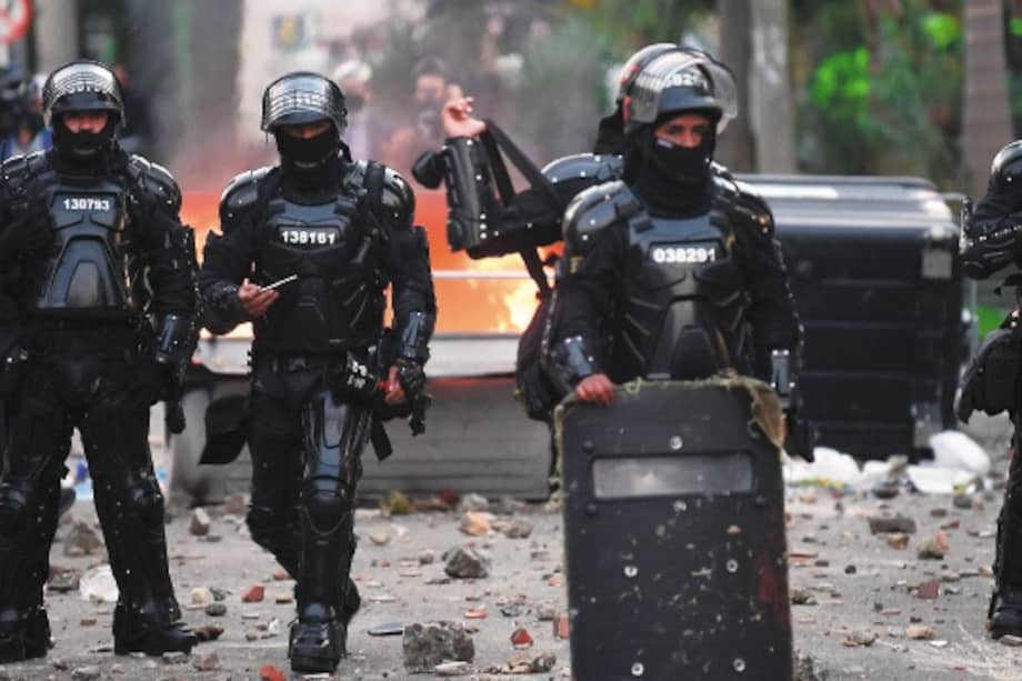 portestas Por abusos de la Policia Barrio villa Luz