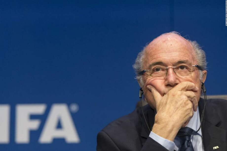 Joseph Blatter, presidente de la Fifa en 2008. / AFP
