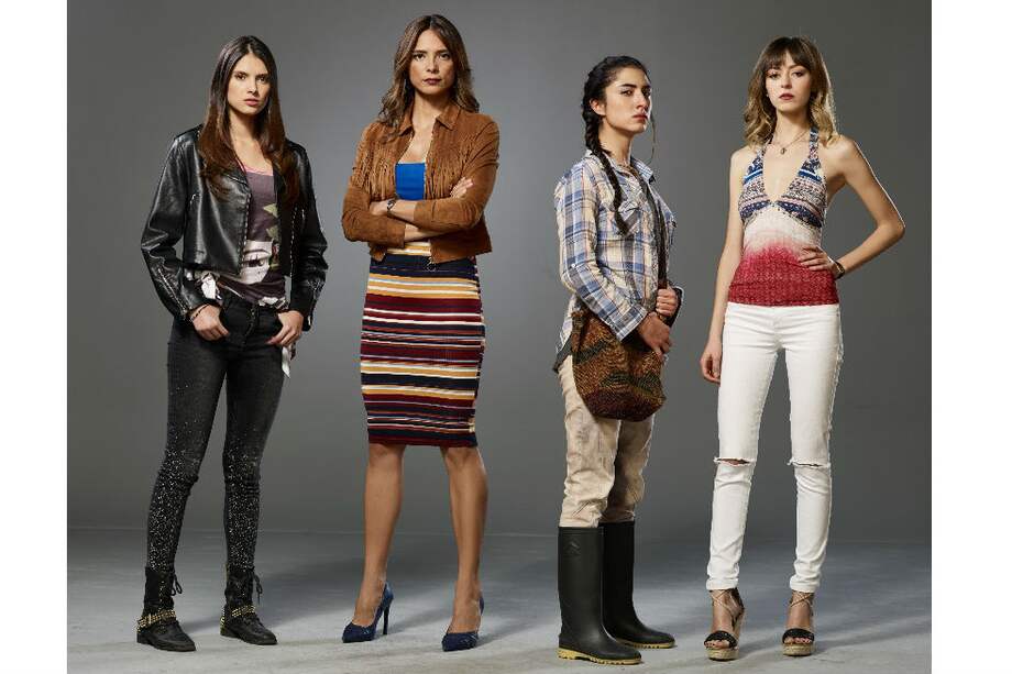 Valeria Galviz, Viña Machado, Juana del Río y Luna Baxter protagonizan “La ley secreta”. / Cortesía