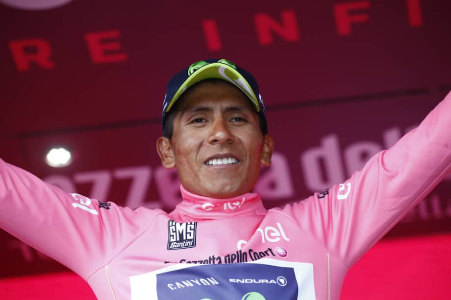 Nairo fue el vencedor de la novena etapa del Giro. / AFP