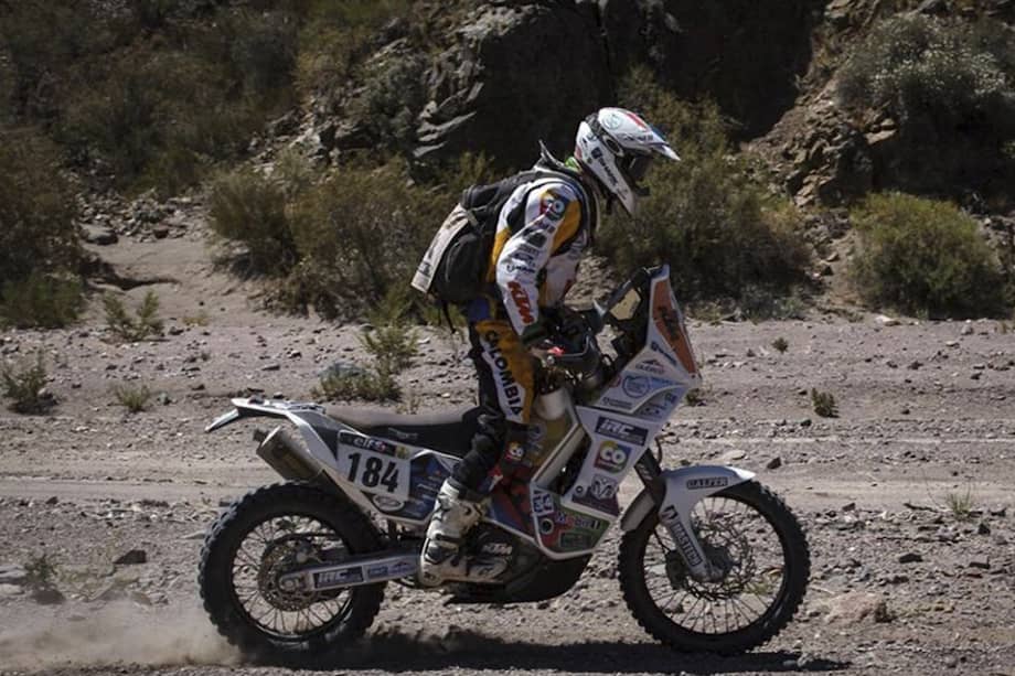 Mateo Moreno, mejor colombiano en la quinta etapa del Dakar