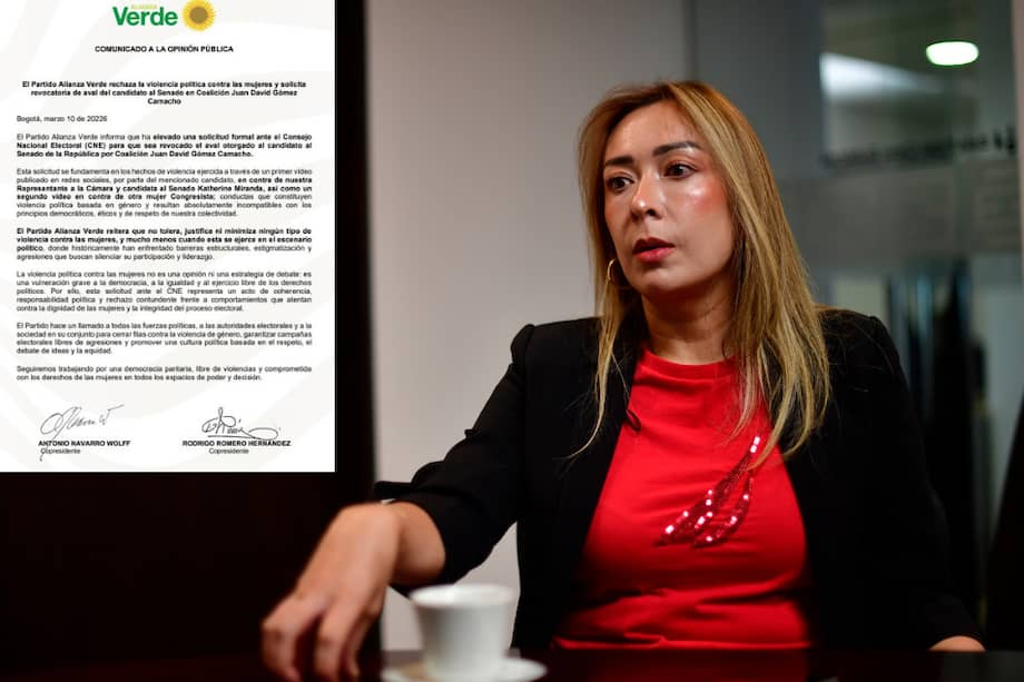 Katherine Miranda, representante a la Cámara por el Partido Verde.