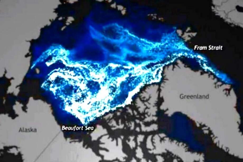 Impresionante video muestra derretimiento del polo norte