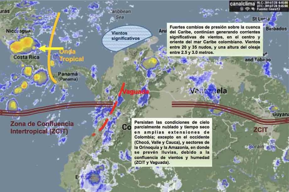 Pronóstico del clima para este 28 de julio